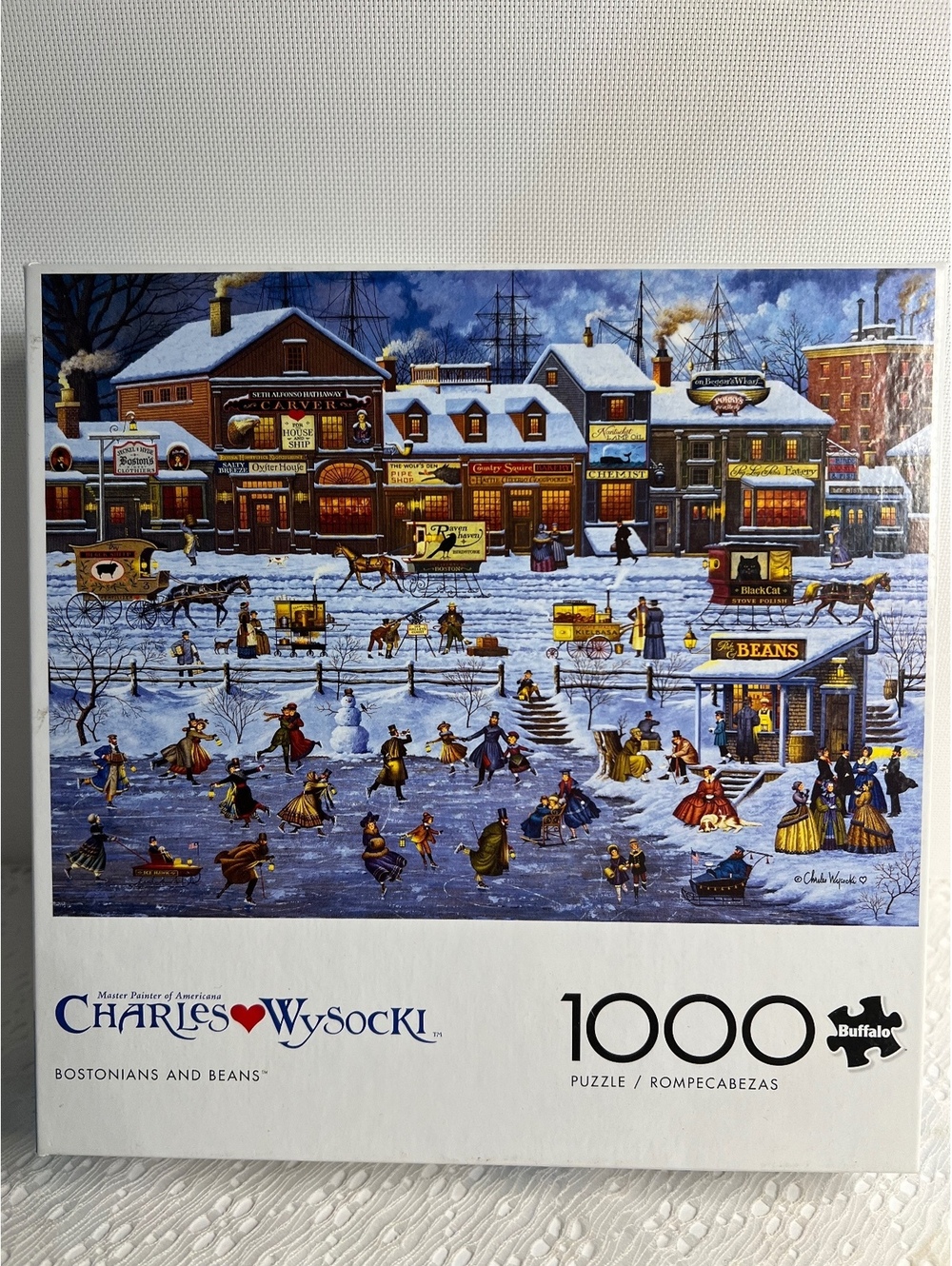 Charles Wysocki Americana Bostonians And Beans jigsaw puzzle 1000 buffalo New